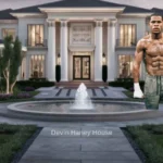 Luxury exterior view of the Devin Haney House featuring modern architecture, elegant landscaping, and a premium mansion design.