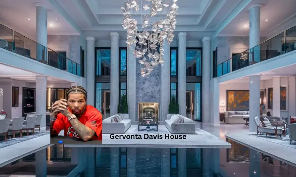 Modern exterior of the Gervonta Davis House in a gated Florida community
