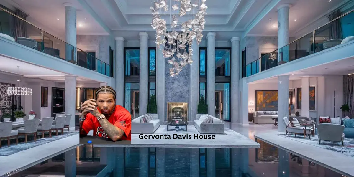 Modern exterior of the Gervonta Davis House in a gated Florida community
