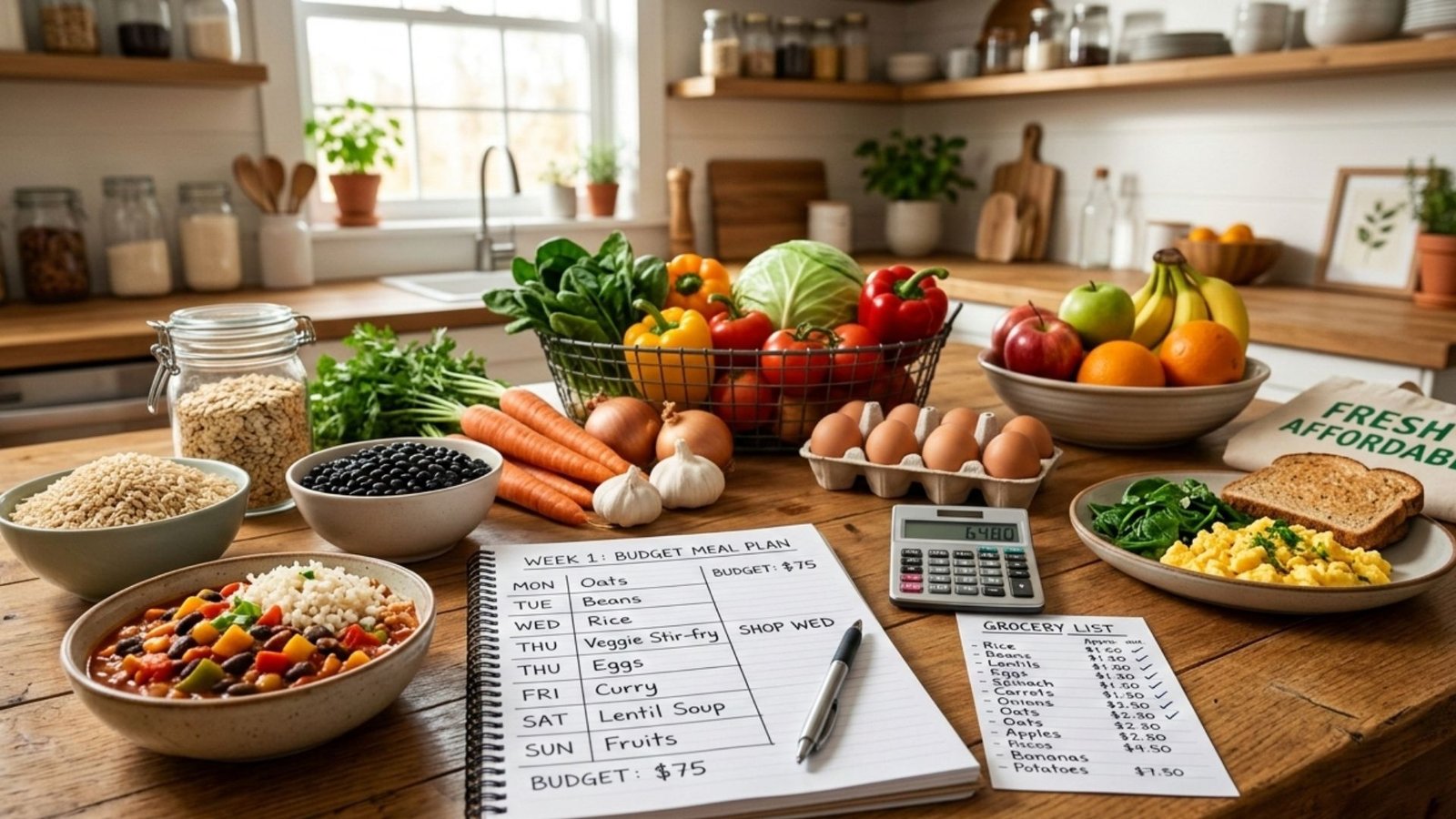 7 Healthy Meals on a Budget: Your Easy Meal Plan Healthy Meals on a Budget