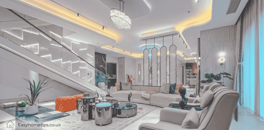 Inside the Anthony Joshua House featuring a modern luxury mansion exterior with elegant architecture, landscaped grounds, and premium design.
