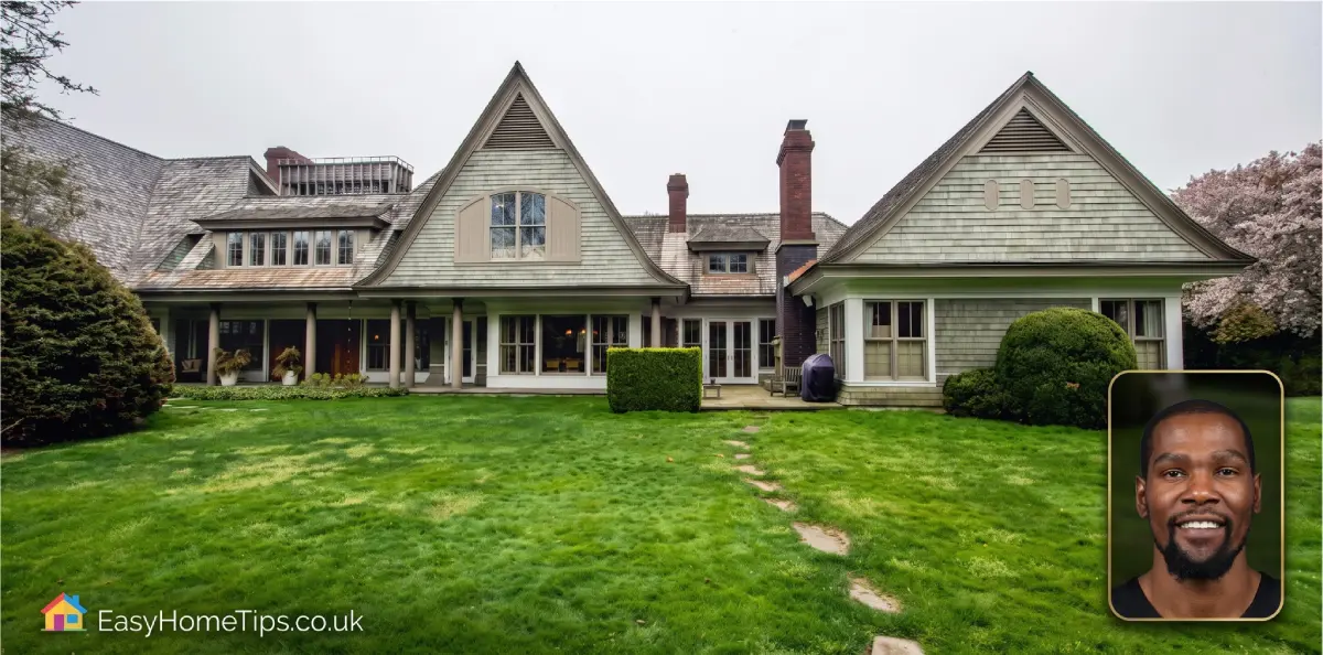 Kevin Durant house exterior view in Hidden Hills California luxury estate