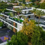 Exterior view of the Kobe Bryant house in Newport Coast, California