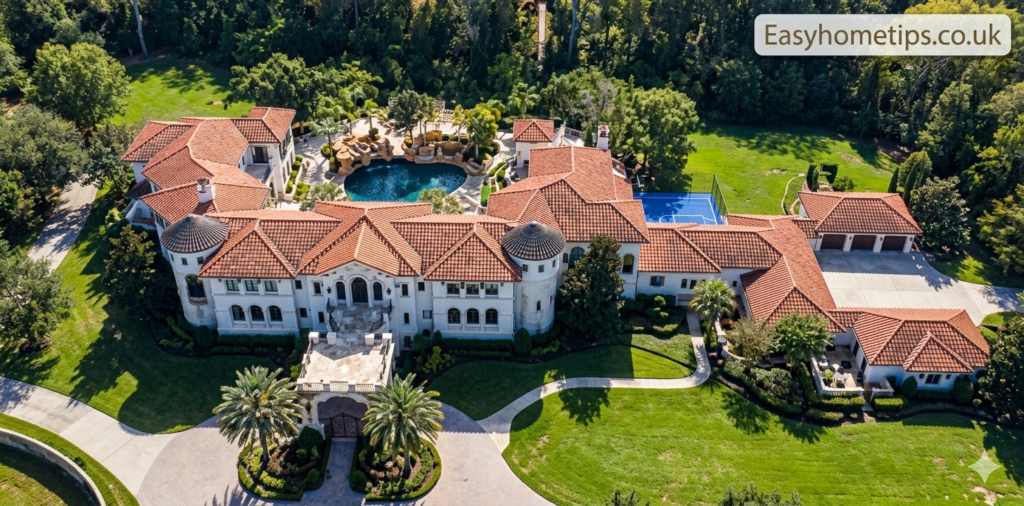 Ken Griffey Jr house luxury amenities featuring modern design, spacious outdoor area, and premium home features