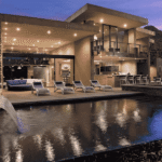 Lawrence Stroll house — luxury lakefront estate in Mont-Tremblant, Quebec, Canada.