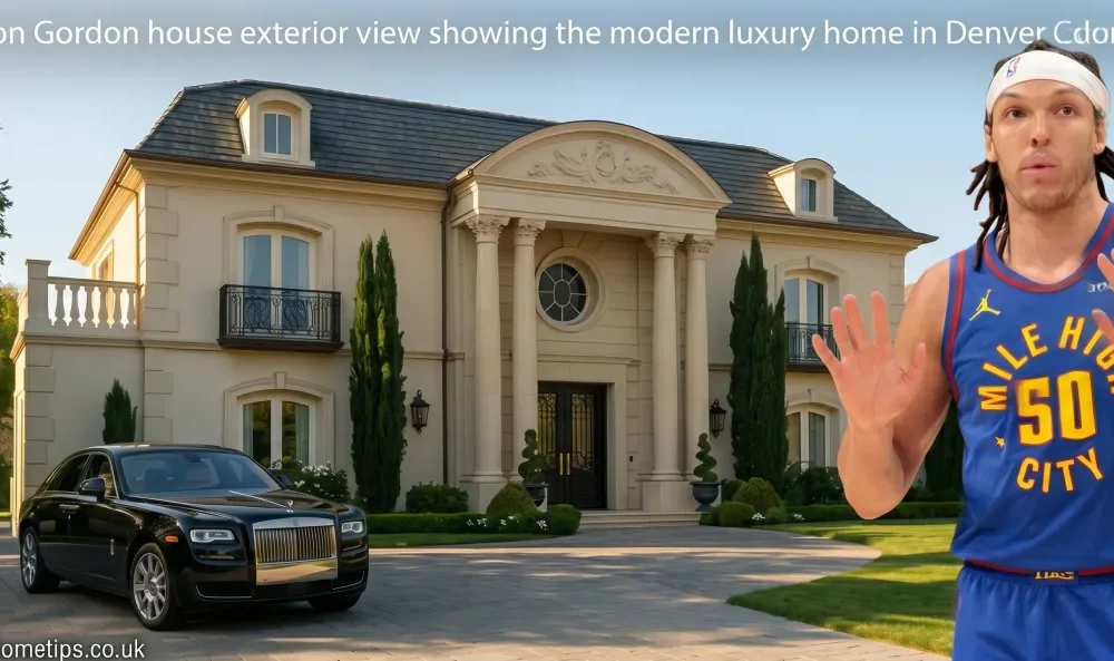 Aaron Gordon house exterior view showing the modern luxury home in Denver Colorado