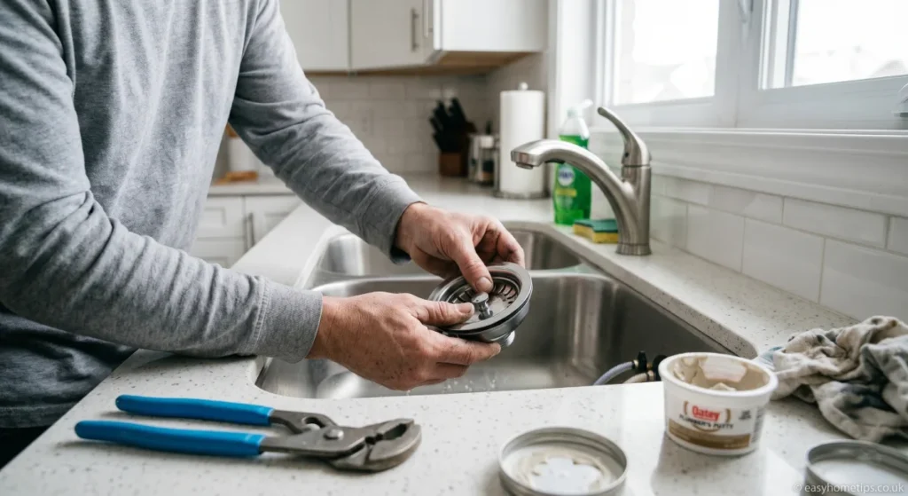 How to install kitchen sink drain with a DIY approach