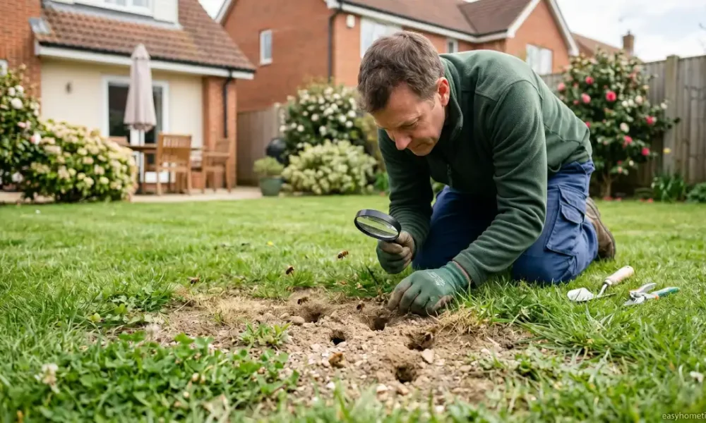 how to get rid of ground bees in yard