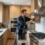 How to install kitchen hood in a modern home kitchen step-by-step DIY installation