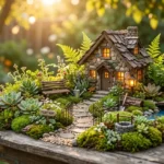 How to make a fairy garden with miniature plants and magical DIY fairy house setup
