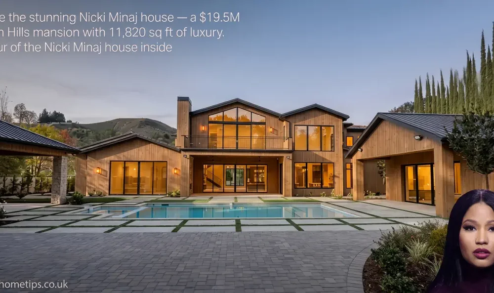 Nicki Minaj house in Hidden Hills California — a $19.5 million modern farmhouse celebrity mansion tour.