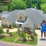 Aerial view of the Shai Gilgeous-Alexander house in Nichols Hills, Oklahoma City