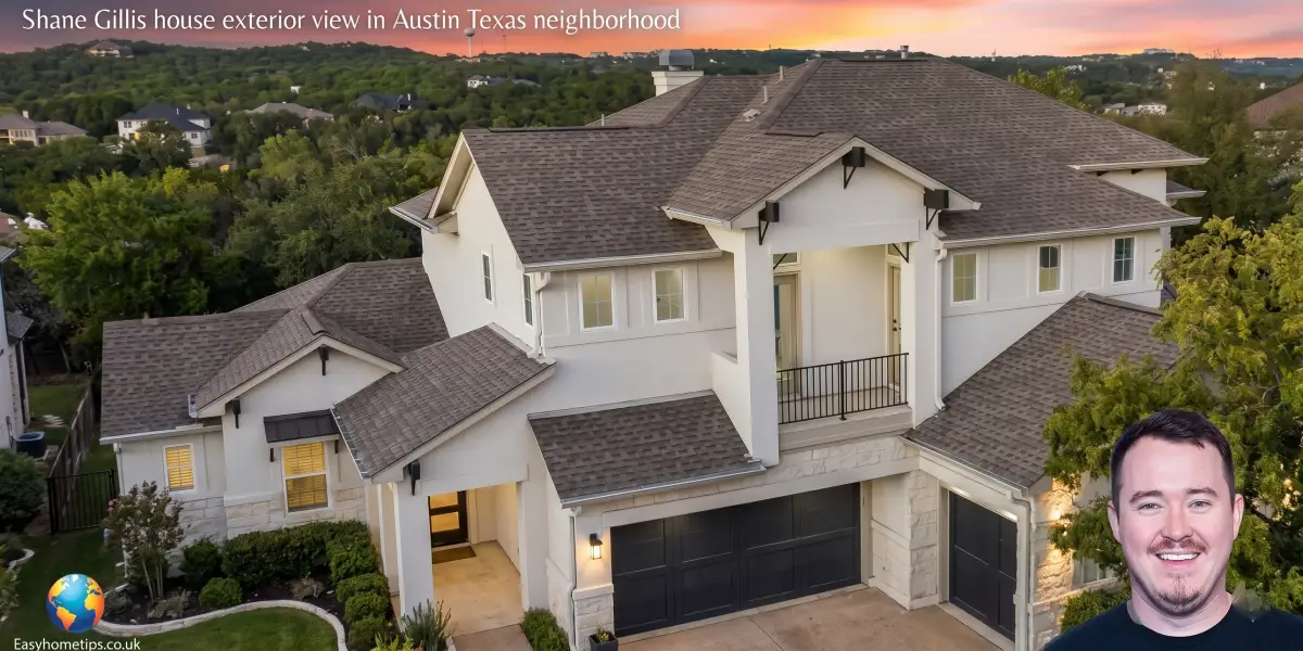 Shane Gillis house exterior view in Austin Texas neighborhood