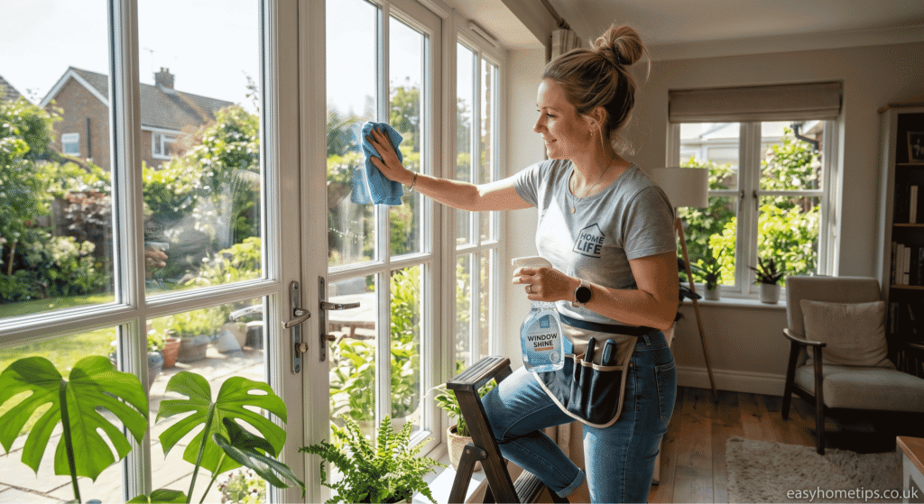 streak free glass cleaner homemade spray window cleaning