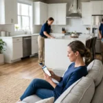 How much does a home cleaning service cost in the USA professional cleaners in modern home