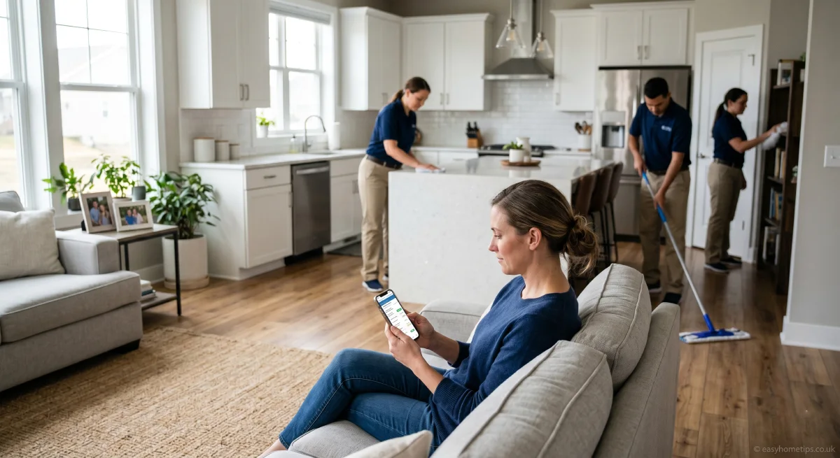 How much does a home cleaning service cost in the USA professional cleaners in modern home