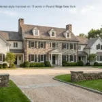 Ryan Reynolds House Tour: 9 Exclusive Facts About the Sprawling 11-Acre New York Estate Ryan Reynolds house exterior — Colonial-style mansion on 11 acres in Pound Ridge New York