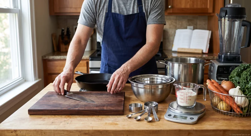 Essential kitchen tools for cooking from scratch at home